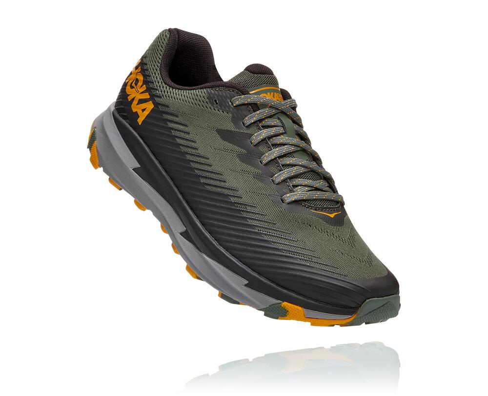 Hoka One One Torrent 2 Moški Pohodniški Čevlji Oljčno / Zlata Rumena SI-982450O